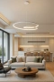 Pendant lamp Noize P80 LED 48W 3CCT WHT