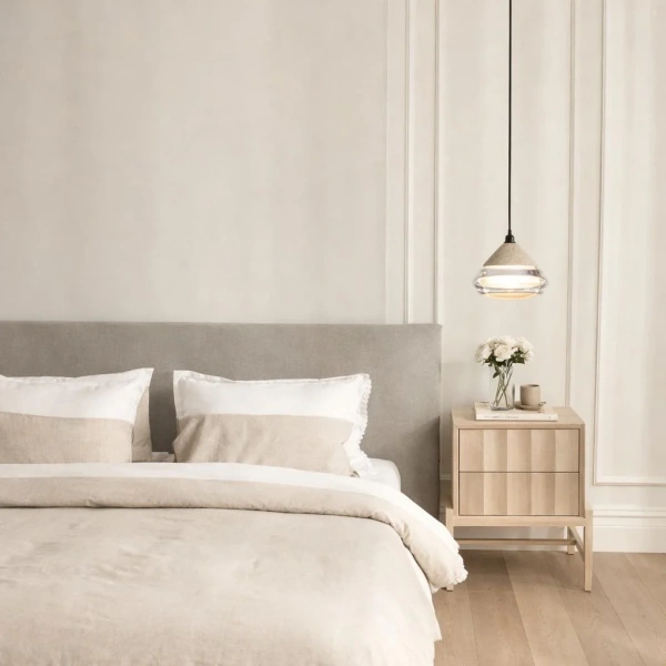 Pendant lamp Onda Travertine LED NT