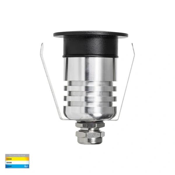 Step Inground light Brillo LED 3W 3CCT 12V HV2894T-BLK-12V