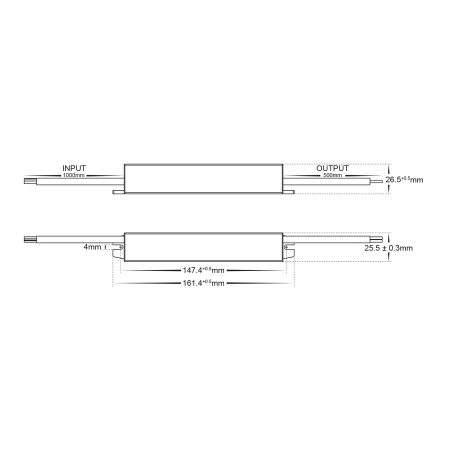 Driver LED HV9651 12V 20W IP66