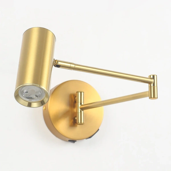 Wall lamp Beatrice Swing Arm with charging ports BR