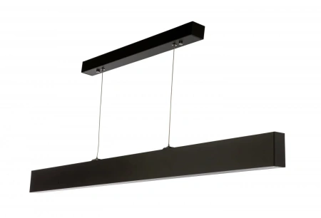 Pendant lamp MONTERO-12 LED Black 1180mm