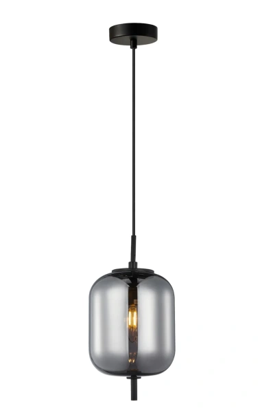 Pendant lamp PINO 7 Jar Smokey Black 10W