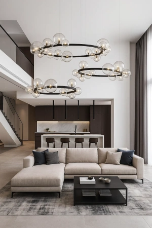 Pendant lamp Opera S15 BLK