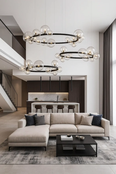 Pendant lamp Opera S15 BLK