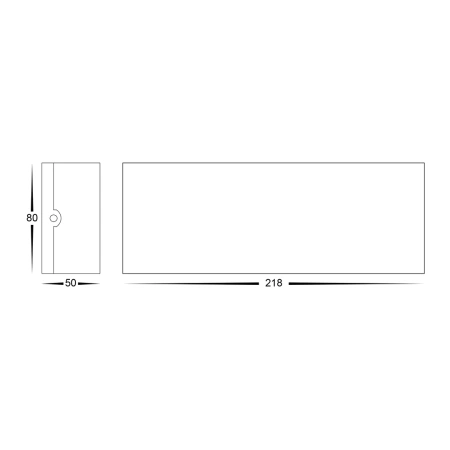 Wall light Maro Up & Down TRICol LED 8W IP54 WHT