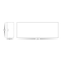 Wall light Maro Up & Down TRICol LED 8W IP54 WHT