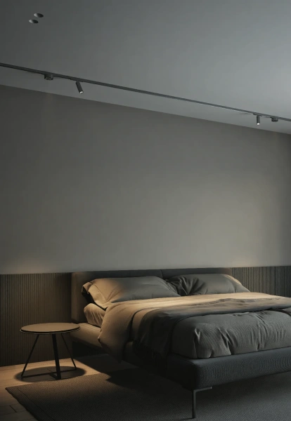 Surface mounted track set 6 Muse 48V 28W CCT Titan