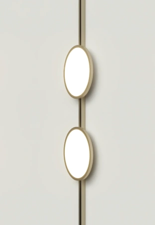 Track opal light GLORIO Brass 48V 15W 3K