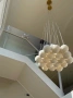 Pendant lamp Molina S19 Alabaster Spanish Marble G9 BRS