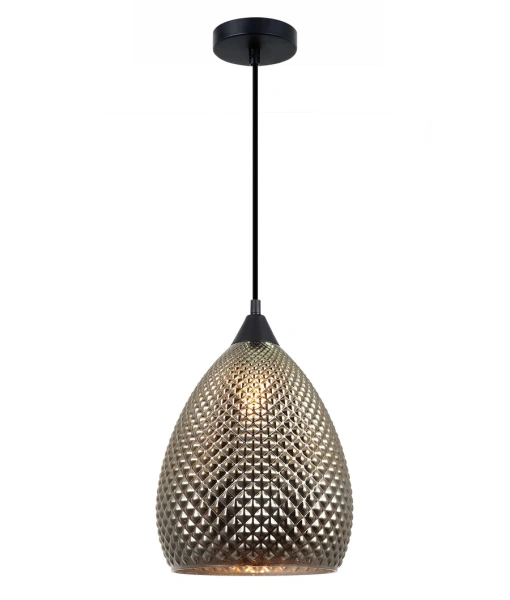 Pendant lamp Rictus 4 Bohemian Glass Ellipse Shape E27 CHR