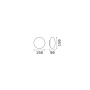 Wall light Bubble AP2 G9 IP54 WHT