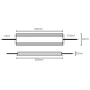 Driver LED VDX40W 40w 24v IP67