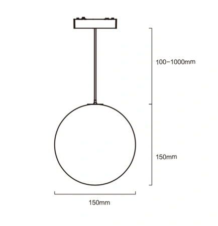 Track Moon S Ball Z3068-6.OP.CCT.BK 48V  6W WIFI