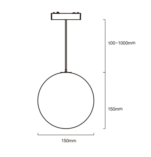 Track Moon S Ball Z3068-6.OP.CCT.BK 48V  6W WIFI