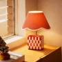 Table lamp Valentina Ceramic E27 Coral