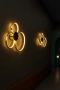 Ceiling wall lamp Aura C50 BK