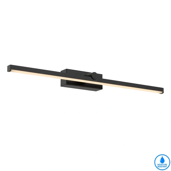 Wall light FOLEY 60 12w LED 3CCT IP44 NON-DIM L600 BLACK