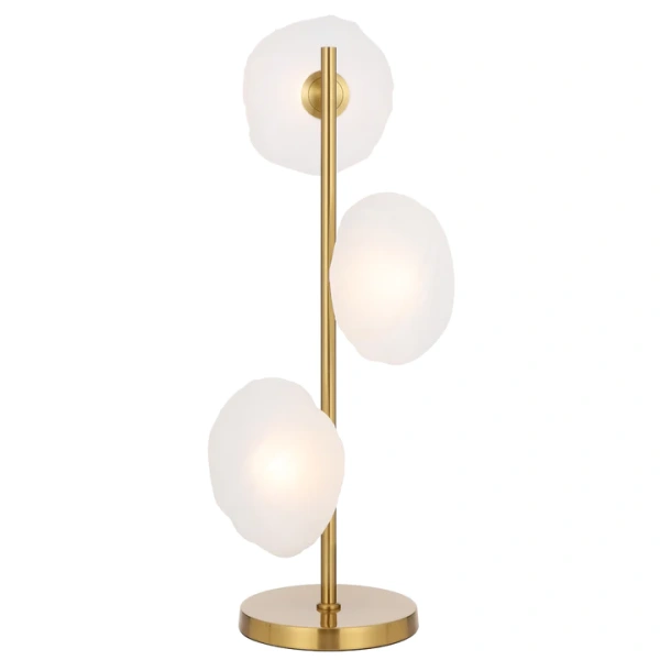 Table lamp ZECCA 3 LTS D200 ANT GOLD FROST