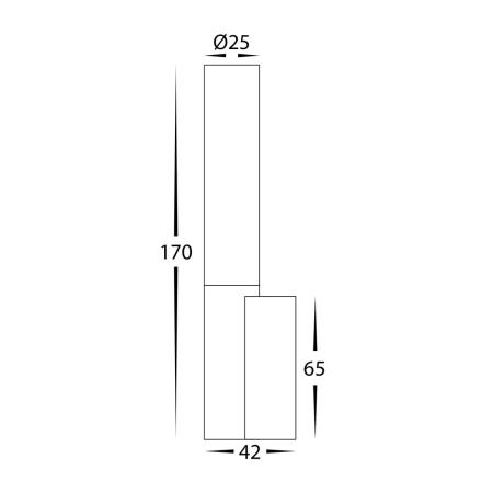Wall light Akril LED 3W 12V D25 WHT