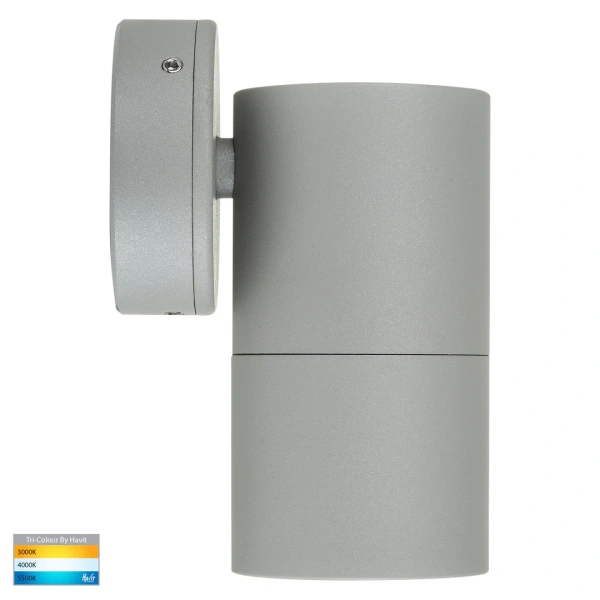 Wall light Tivah Silver 3CCT Fixed Down HV1147GU10T IP65