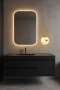 Pendant lamp Mores D15 Alabaster Spanish Marble G9 BRS