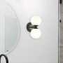 Wall light OBERON 2 G9 IP44 BLK