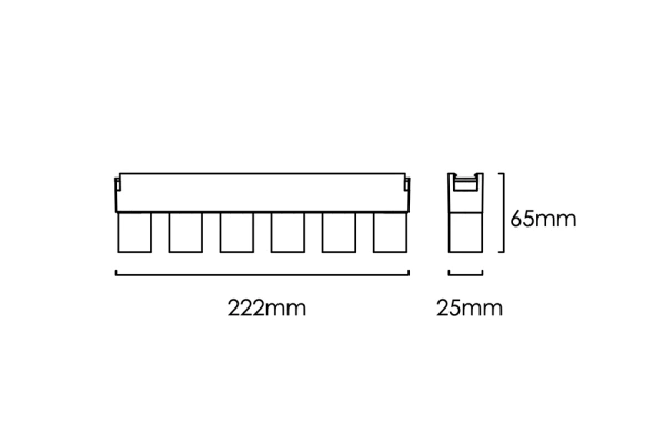 Track Grille Downlight Z5025-12.36.CCT.BK 24V 12W WIFI
