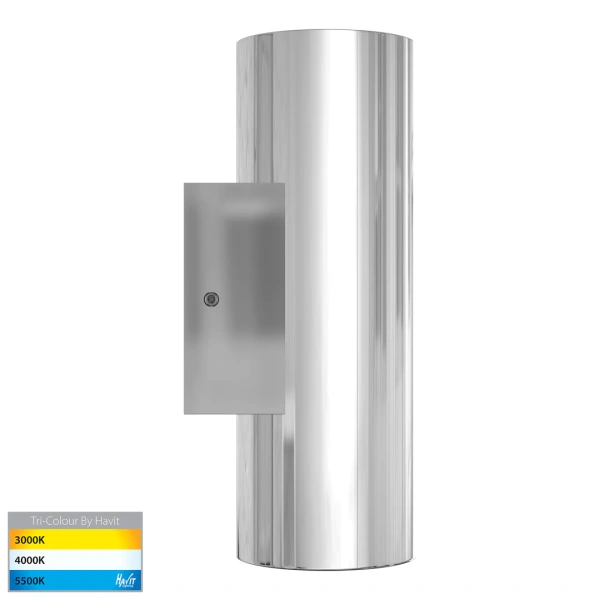 Wall light Aries Polished 316 Stainless Steel Up-Down LED HV3626T-PSS316 IP65