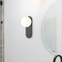 Wall light PING G9 IP44 BLK
