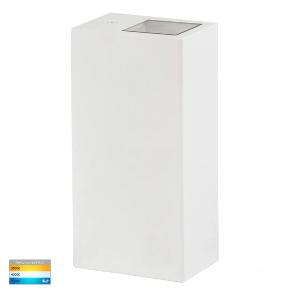 Wall light Veldi WHT Square 3CCT Up-Down HV3633T-WHT IP65