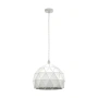 Pendant lamp Roccaforte E27 D40 WHT