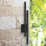 Wall light MASTO EXTERIOR 2x8w LED nonDIM IP54 BLACK Display