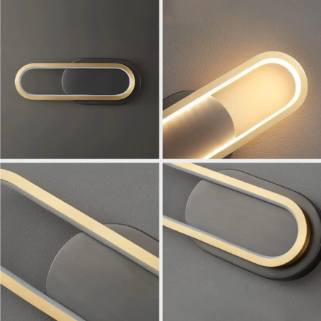 Wall lamp Aura Ovale W31 GL