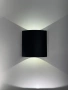 Wall light Herron IP54 6W 3K up and down BLK