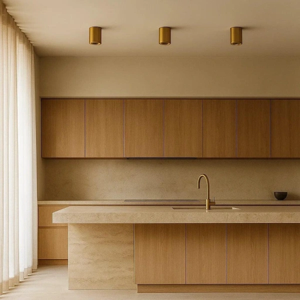 Surface downlight Nero GU10 8W Brass