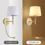 Wall Light Riley Antique Brass