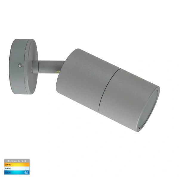 Wall light Tivah Silver 3CCT Single Adjustable HV1247GU10T IP65