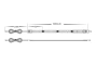 LED Strip COB Dotless LED 4.8w HV9760-IP67-320-3K