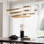 Pendant lamp Waves 2 SP LED 45W 3K BL