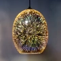 Pendant Light Moravian Glass Oval E27 D20 COP