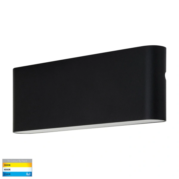 Wall light Lisse BLK Fixed Down LED HV3652T-BLK IP65