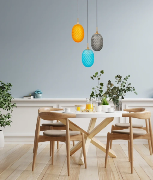 Pendant lamp KATHAL 5 E14 D15 CL