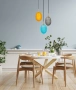Pendant lamp KATHAL 2 E14 D15 SMK