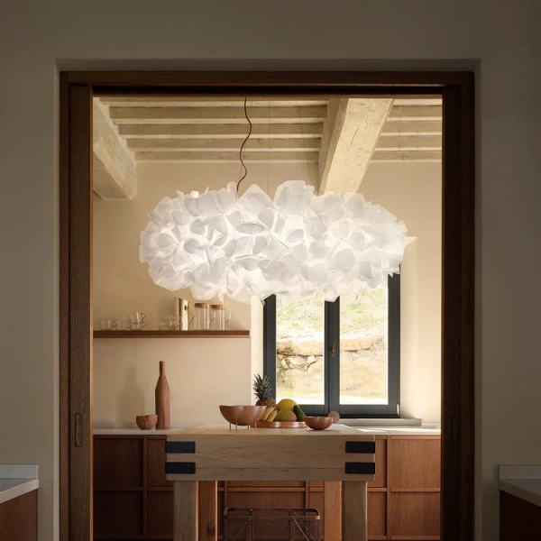 Pendant lamp Clizia Mama Non Mama L WH Handmade Italy