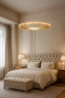 Pendant lamp Capella Alabaster Spanish Marble D100 LED 70W CCT Dim BRS