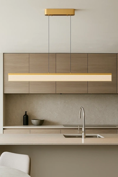 Pendant lamp Stockholm 1800 LED Gold 3K