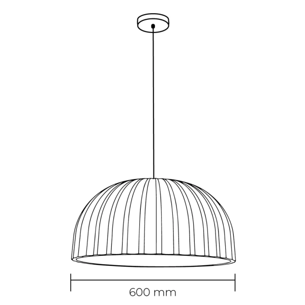 Pendant lamp Winona Light series D60 WH