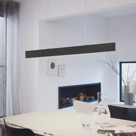 Pendant lamp Climene 2 3CCT LED 38W up-down L1800 BLK