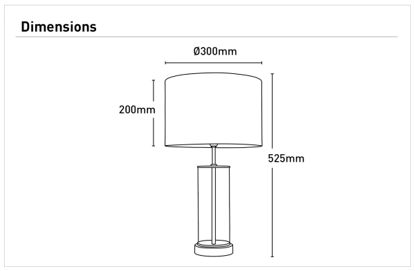 Table lamp Sonya B22 WHT Table lamp Sonya B22 WHT
